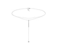 Elli Collier Femme Form Y Cristal Simple - (925/1000) Argent