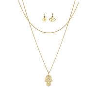 Elli Collier Femme Om Hamsa Hand Evil Eye en Argent Sterling 925