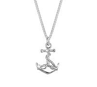 Elli - Femmes Pendentif Ancre Maritime Tendance Été en Argent Sterling 925 Colliers 1 pieces female