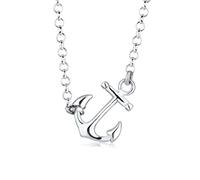 Elli Collier Femme Pendentif Ancre Maritime en Argent Sterling 925