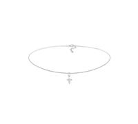 Elli Collier Femme Pendentif Croix en Filigrane avec Pierres de Zircon Cubique en Argent Sterling 925
