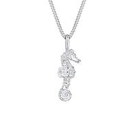 Elli Collier Femme Pendentif Hippocampe Maritime - (925/1000) Argent