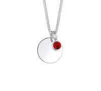 Elli Collier Femme Pierre de Naissance avec Cristal en Argent Sterling 925