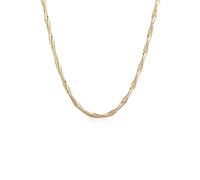 Elli Collier Femmes Cordon Torsadé Basique Couleur Or