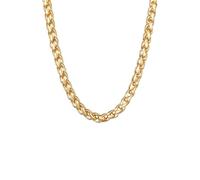 Elli Collier Femmes Maillons Basique Tendance Fermoir à Oeillet Couleur Or