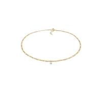 Elli Collier Femmes Pendentif Solitaire Couleur Or avec Cristaux de Zirconium