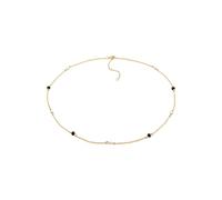 Elli Collier Femmes Perles de Verre Filigrane Couleur Or avec Cristaux
