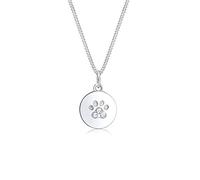 Elli Collier Filigrane Félin Animal Cristal 925 Argent