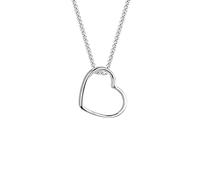 Elli Collier Herz-Form Umriss Filigran 925 Sterling Silber