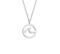Elli Collier Mer Vague Maritime Été Collier Femme - (925/1000) Argent