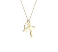 Elli Collier pour femme avec pendentif en forme de croix en argent sterling 925, 450, Argent sterling, Sans