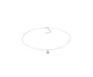 Elli Collier ras du cou classique avec cristal pour femme, Zircone cubique | argent sterling 925, 38 cm