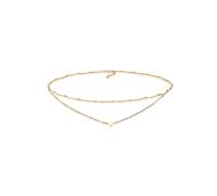 Elli Collier ras du cou pour femme - Aspect superposé - Coeur tendance en argent sterling 925