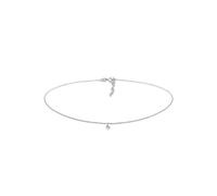 Elli Collier ras du cou pour femme avec pendentif solitaire en quartz tourmaline en argent sterling 925, 360, Quartz