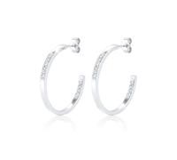 Elli - Créoles - Argent 925 - Cristal