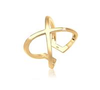 Elli Bague Femmes Croix Basique Blogueur Déclaration en Argent Sterling 925