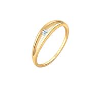 Elli DIAMONDS Bague 'Wellen' or, Taille 52