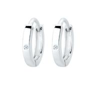 Elli DIAMONDS Boucles d'oreilles argent / blanc, Taille One Size