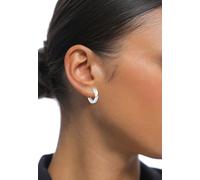 Elli DIAMONDS Boucles d'oreilles 'Diamant' argent / transparent, Taille One Size
