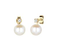 Elli DIAMONDS Boucles d'oreilles or / blanc, Taille One Size