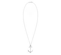 Elli DIAMONDS Chaîne 'Anker' argent / transparent, Taille 45