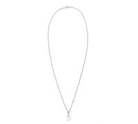 Elli DIAMONDS Chaîne argent / blanc perle, Taille 45