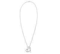 Elli DIAMONDS Collier Femmes Coeur Preuve d'Amour avec Diamant (0.015 ct.) en Argent Sterling 925