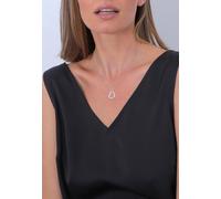 Elli DIAMONDS Collier Femmes Pendentif Coeur Amour Élégant avec Diamant (0.015 ct.) en Argent Sterling 925