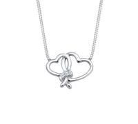 Elli DIAMONDS Chaîne 'Herz' argent, Taille 45