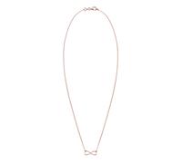 Elli DIAMONDS Collier Femmes avec Pendentif Infinity et Diamant (0.03 ct.) en Argent Sterling 925 45 cm de long