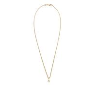 Elli DIAMONDS Collier Femmes Cercle Rond Diamant (0.03 ct.) en Argent Sterling 925