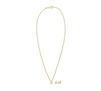 Elli DIAMONDS Parure de bijoux 'Herz' or, Taille 45