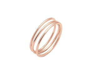 Elli Enveloppé Geo Bloggueur 925 Argent Plaqué or Rosé
