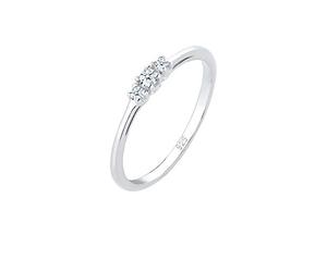Elli Femme 925_Sterling_Silber Argent|#Silver Rund Diamant