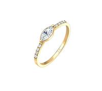 Elli Femme Argent Bague solitaire de fiançailles