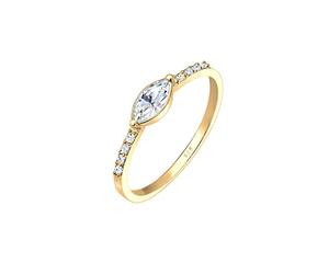 Elli Femme Argent Bague solitaire de fiançailles