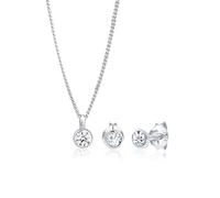 Elli Ensemble de Bijoux Base Cristal 925 Argent