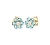 ELLI Bijou 'Blume' turquoise / or, Taille One Size