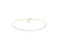 Elli Necklace Women Choker Pendant Precious with Moonstone in 925 Sterling Silver