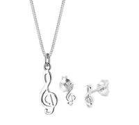 Elli - Parure Collier et Boucles d'Oreilles - Femme - Argent - 925/1000 - 0906611511_45 - 45cm