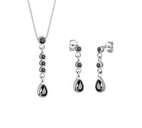 Elli - Parure Collier et Boucles d'Oreilles - Femme - Argent - 925/1000 - 0907363112_45 - 45cm