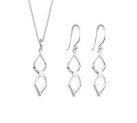 Elli - Parure Collier et Boucles d'Oreilles - Femme - Argent - 925/1000 - 0912422611_45 - 45cm