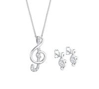 Elli - Parure Collier et Boucles d'Oreilles - Femme - Argent - 925/1000