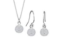 Elli - Parure Collier et Boucles d'Oreilles - Femme - Cristal - Argent - 925/1000 - 0905872912_45