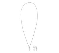 ELLI Parure de bijoux argent / blanc perle, Taille One Size