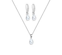 ELLI Parure de bijoux argent / blanc, Taille One Size