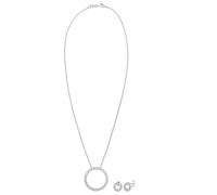 ELLI Parure de bijoux argent / blanc, Taille One Size