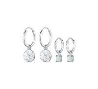 ELLI Parure de bijoux argent / transparent, Taille One Size