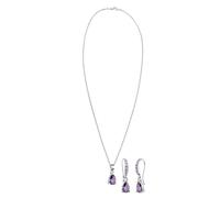 ELLI Parure de bijoux bleu violet / argent, Taille One Size