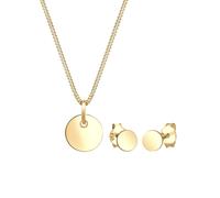 ELLI Parure de bijoux 'Geo' or, Taille 45